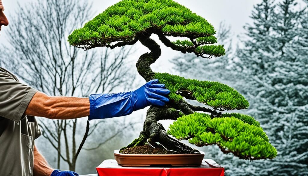 zabezpieczenie bonsai