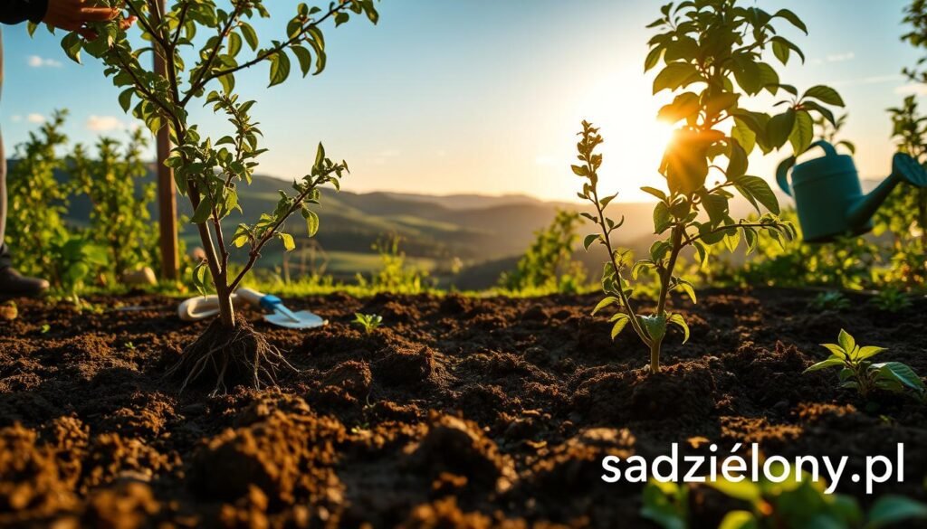 technika sadzenia moreli