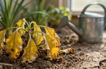 Dlaczego rośliny żółkną i więdną mimo podlewania? Diagnoza w 15 minut (checklista objawów)