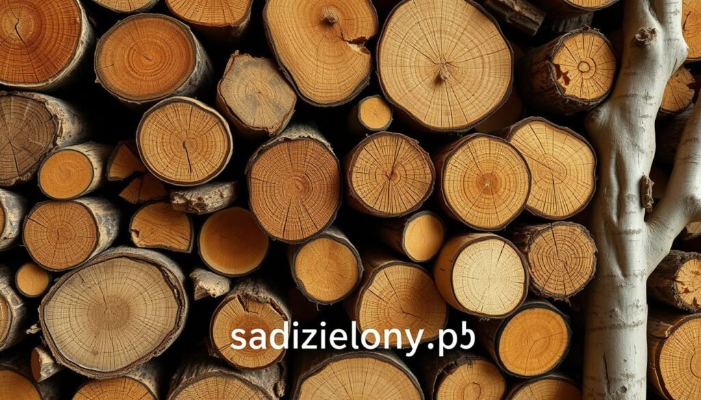 drewno drzewa liściastego