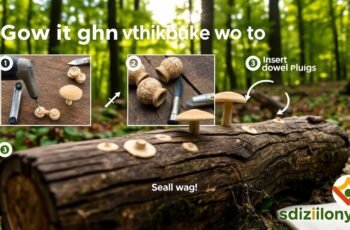 Shiitake krok po kroku: nawiercanie, kołki, wosk – szybki przewodnik ze zdjęciami Shiitake krok po kroku: nawiercanie, kołki, wosk – szybki przewodnik ze zdjęciami