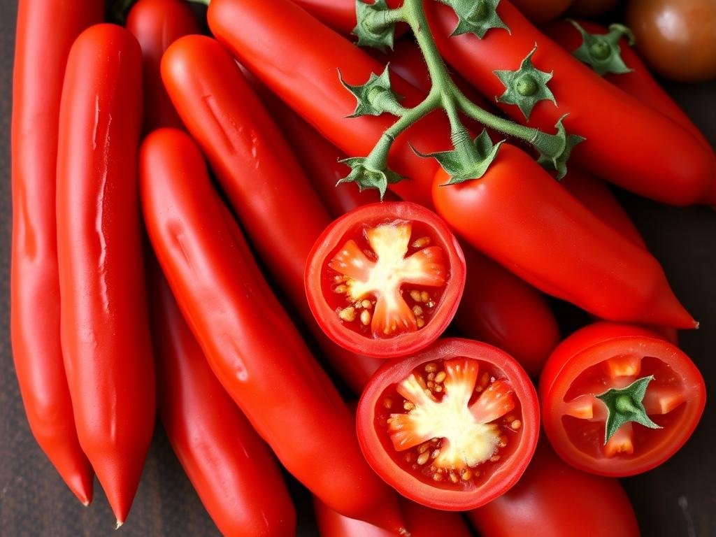 Pomidor San Marzano - podłużna odmiana pomidorów idealna na przetwory