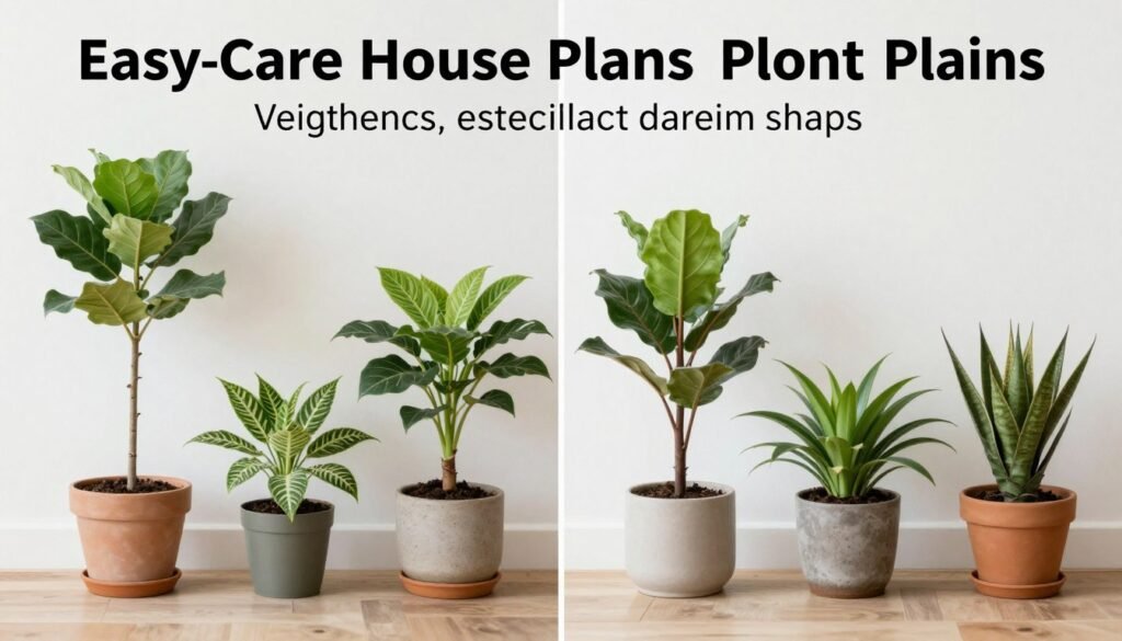 Porównanie łatwych w pielęgnacji kwiatów doniczkowych