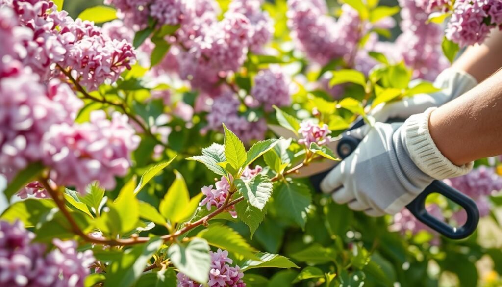 dostęp światła do krzewu
