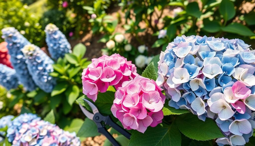 hortensja bukietowa a ogrodowa cięcie