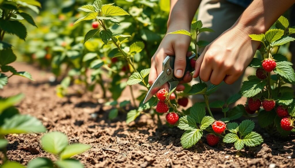 jak przycinać maliny