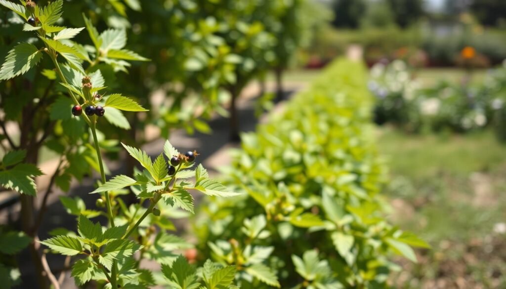 porzeczki młode krzewy