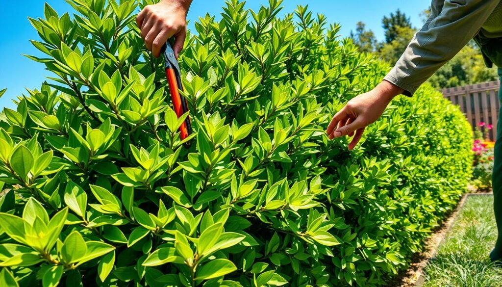 cięcie żywopłotu cięcie żywopłotu