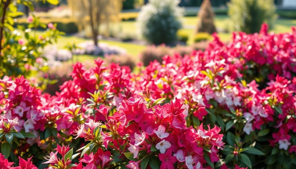 krzewuszka w żywopłocie