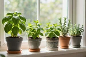 Top 10 najlepszych ziół do uprawy w doniczkach – idealne na balkon i parapet