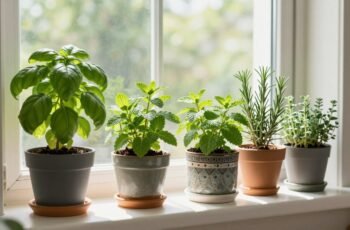 Top 10 najlepszych ziół do uprawy w doniczkach – idealne na balkon i parapet