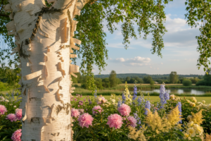 Brzoza pożyteczna ‘Doorenbos’ – jak dbać o ozdobne białe pnie przez cały rok?