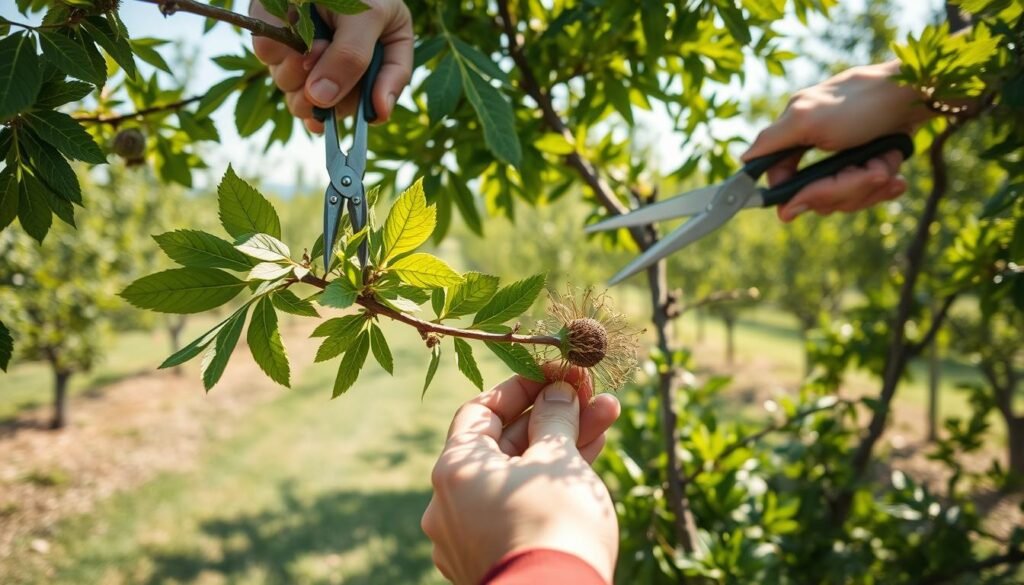 orzech laskowy cięcie krzewu orzech laskowy cięcie krzewu