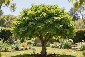 Robinie kuliste – jak prowadzić i przycinać robinię ‘Umbraculifera’?