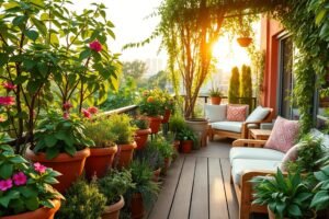Jak urządzić balkon lub taras w stylu eko ogrodu